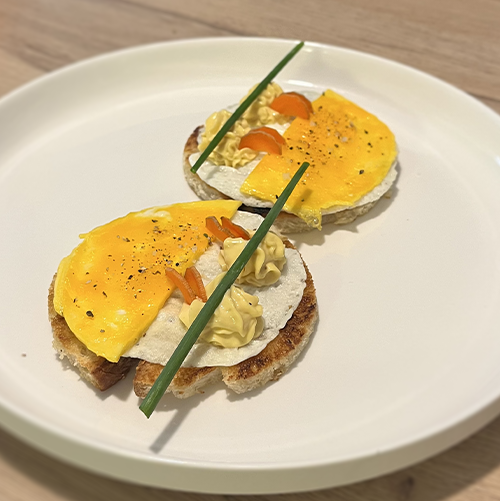 oeufs au plats mayo