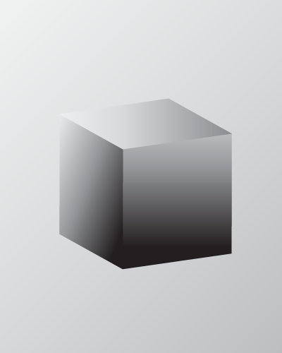 cube blanc